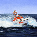 SAR Boot auf dem Meer
