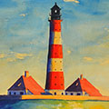 Leuchtturm Westerheversand