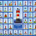 Plakat: Leuchttürme an Nordsee und Ostsee
